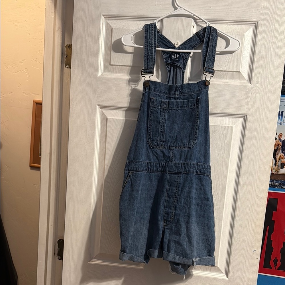 GAP Classic Blue Denim Shortalls